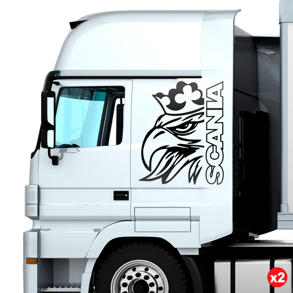 Aufkleber: Scania eagle für Lkw