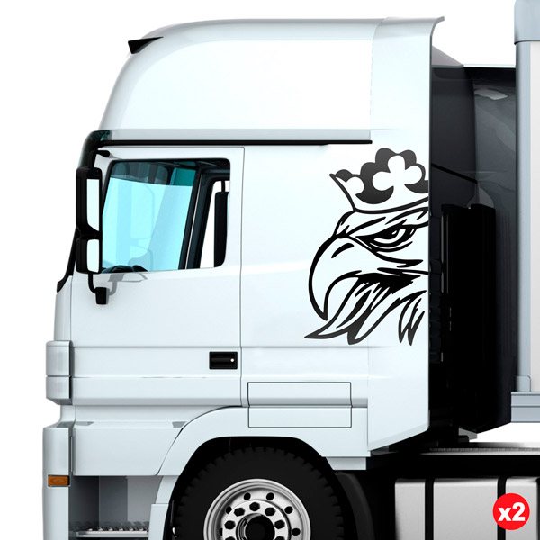 Aufkleber: Scania-Adlerkopf für Scania-Lkw