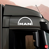 Aufkleber: Simple MAN Logo für LKW 2