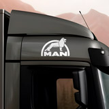 Aufkleber: MAN-Löwe-Logo für Lkw 2