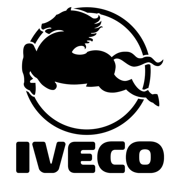 Aufkleber: Iveco-Logo für Lkw