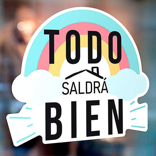 Wandtattoos: Regenbogen Todo saldrá bien