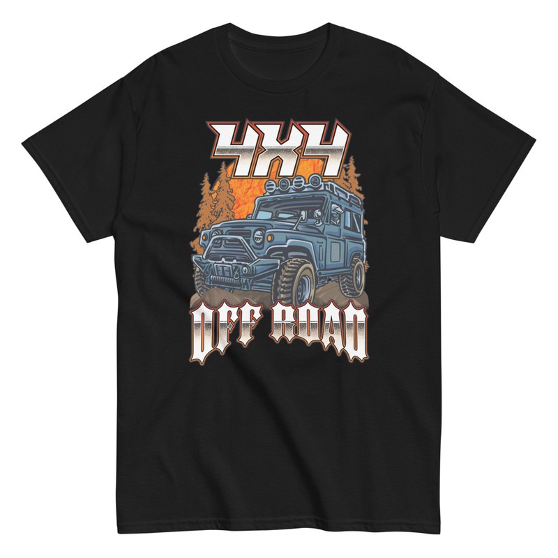 T-shirts: 4x4 Off Road T-Shirt für Geländewagen
