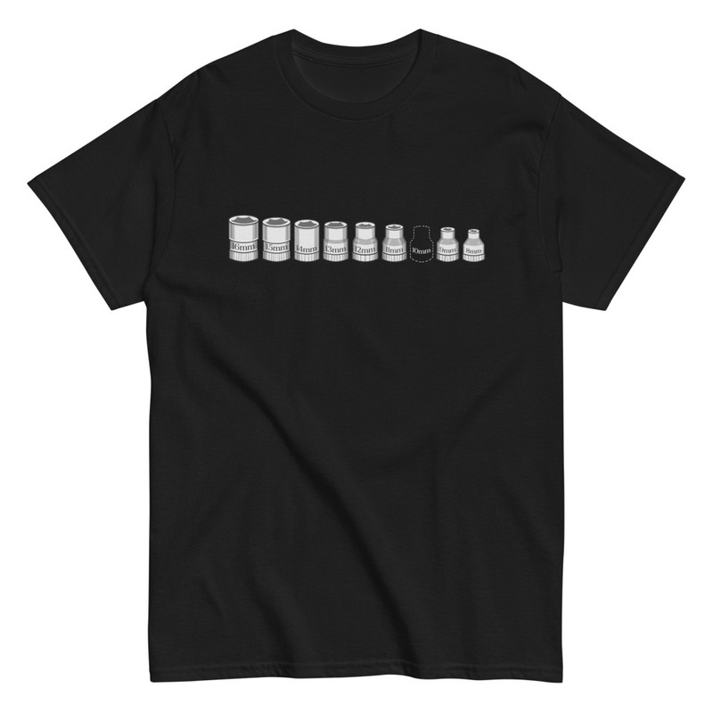 T-shirts: Lustiges T-Shirt für Mechaniker mit Fehlender 10mm