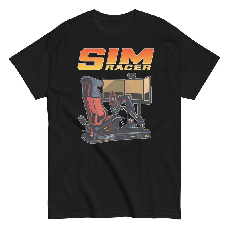 T-shirts: T-Shirt Sim Racer für Gamer