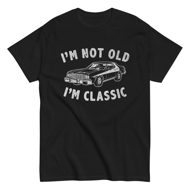 T-shirts: Im Not Old Im Classic mit Klassischem Auto