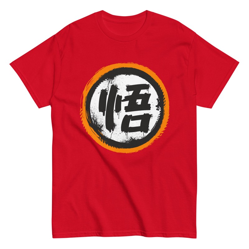 T-shirts: Kanji Symbol Krieger Dragonball