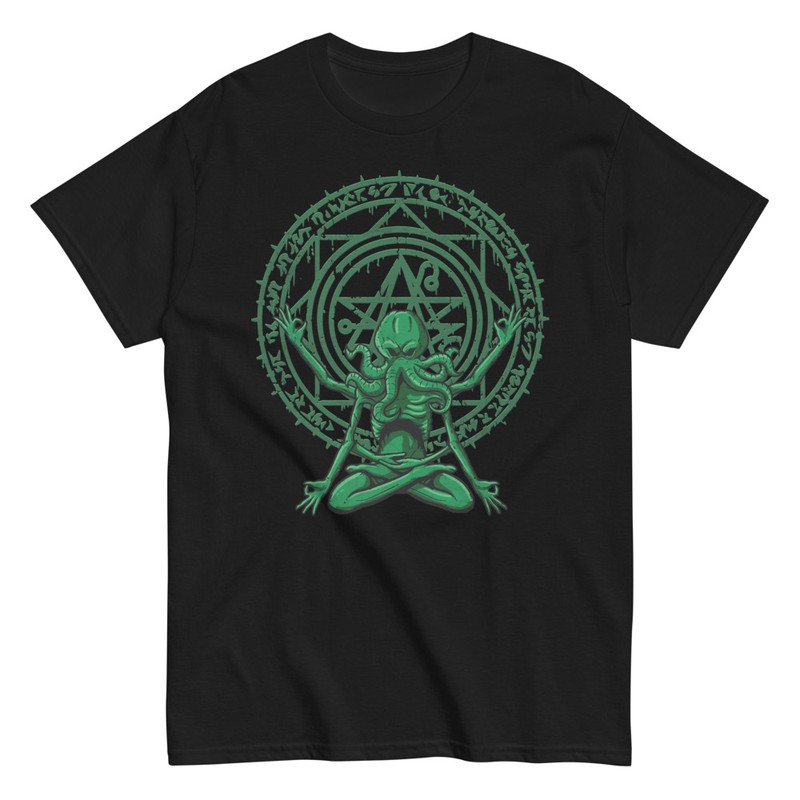 T-shirts: Cthulhu Yoga Mystisches Ritual