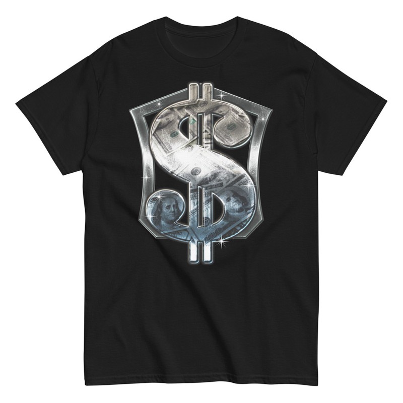 T-shirts: Glänzendes Dollar-Symbol