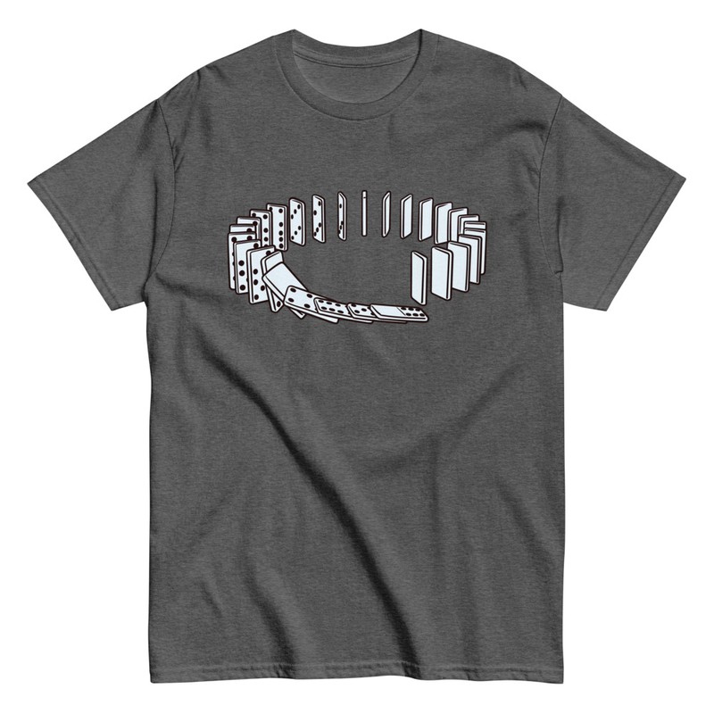 T-shirts: Kreisförmiges Domino Nerd