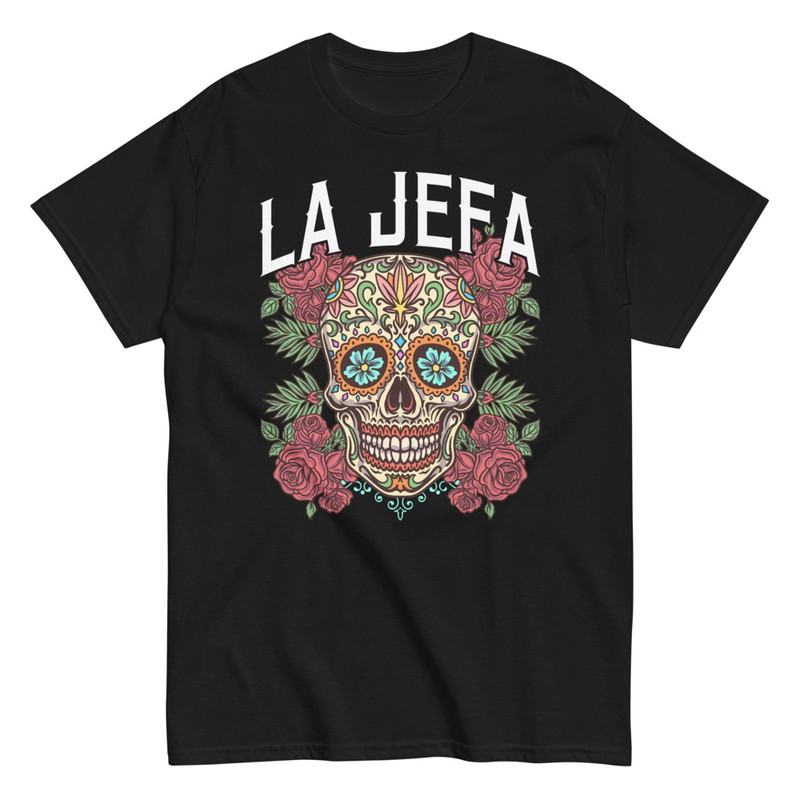 T-shirts: Die Chefin Mexikanischer Zuckerschädel