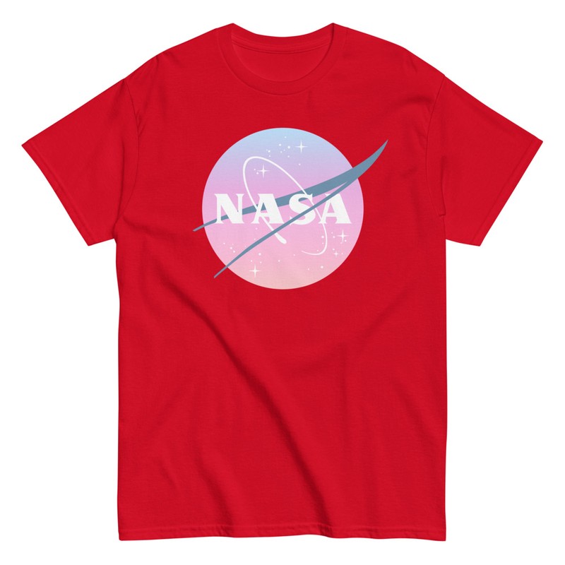 T-shirts: NASA Logo T-Shirt in Rosa Tönen