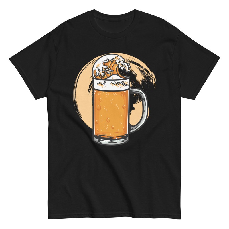 T-shirts: Große Welle Kanagawa Bier