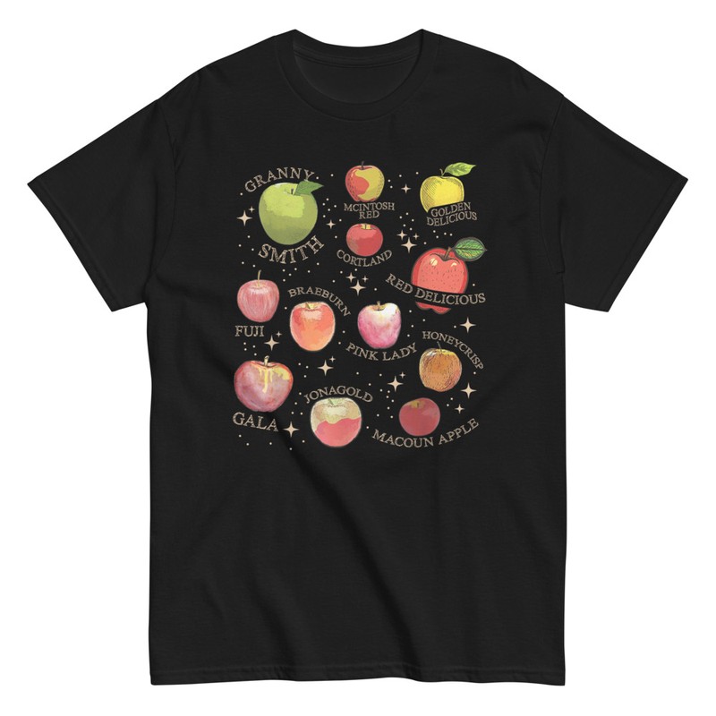 T-shirts: Apfelsorten