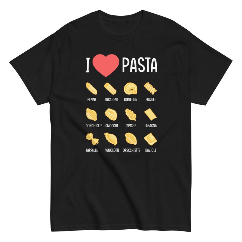T-shirts: Ich Liebe Pasta T-shirt