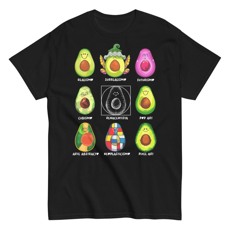 T-shirts: Künstlerische Stile von Avocados