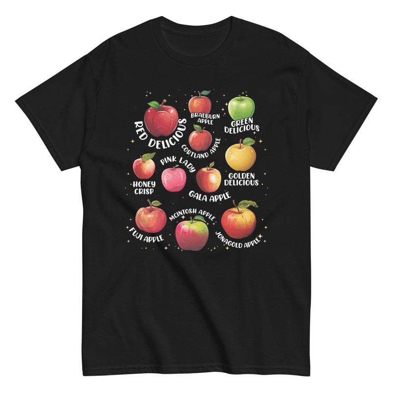 T-shirts: Apfelsorten