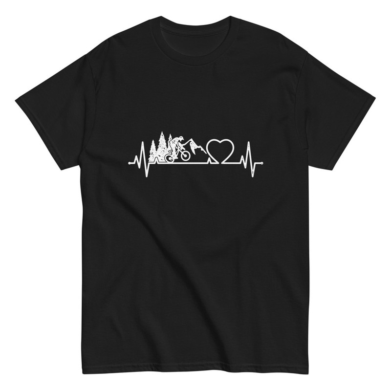 T-shirts: Herzschlag Fahrrad Abenteuer Berg