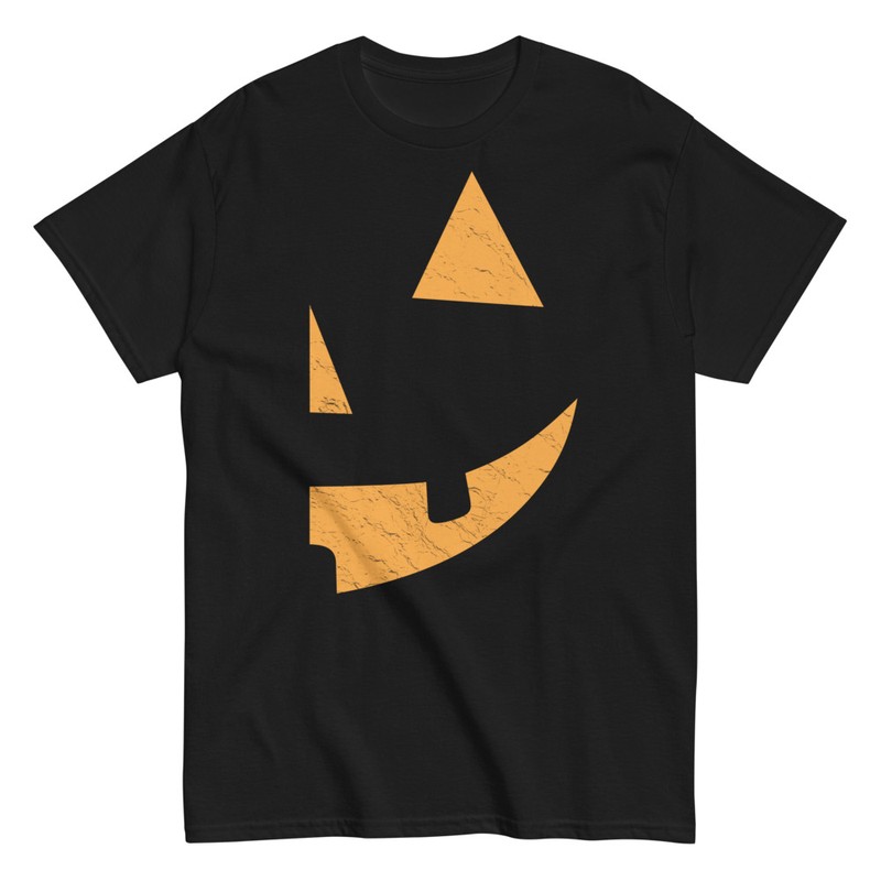 T-shirts: Rechte Gesichtshälfte Halloween für Paare