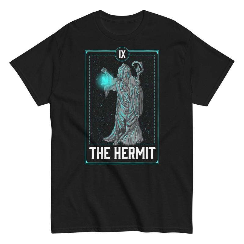 T-shirts: Tarotkarte IX Der Eremit Halloween