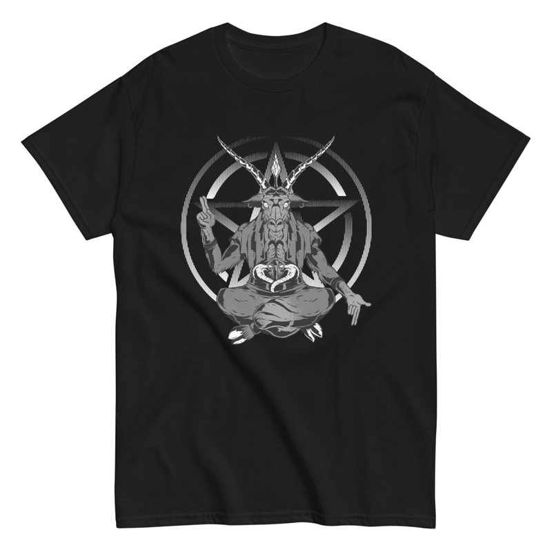 T-shirts: Baphomet für Halloween