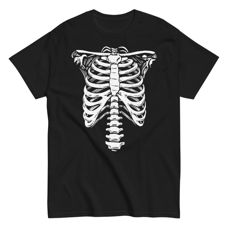 T-shirts: Skelett T-Shirt für Halloween