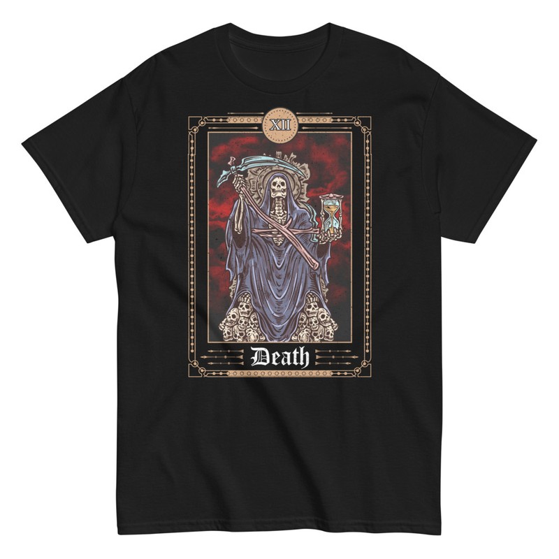 T-shirts: T-Shirt Tarot Tod Okkult
