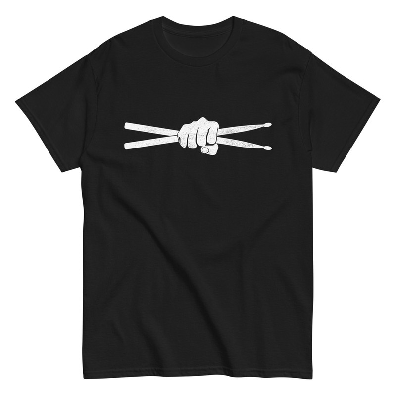 T-shirts: Faust Hält Schlagzeugstöcke
