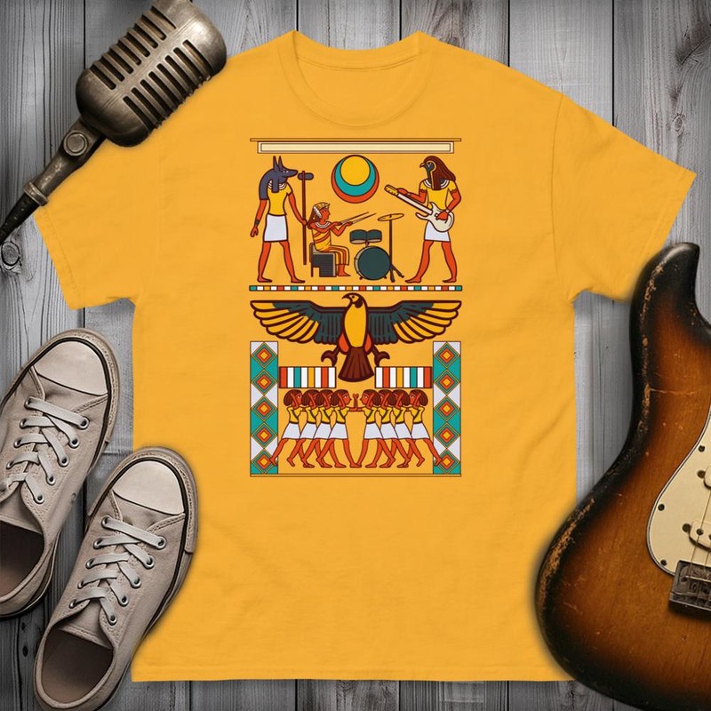 T-shirts: Rockband Ägypten Parodie T-Shirt