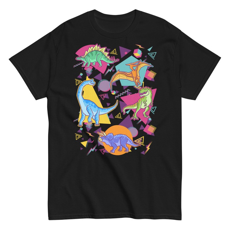 T-shirts: Lustige 90er Dinosaurier