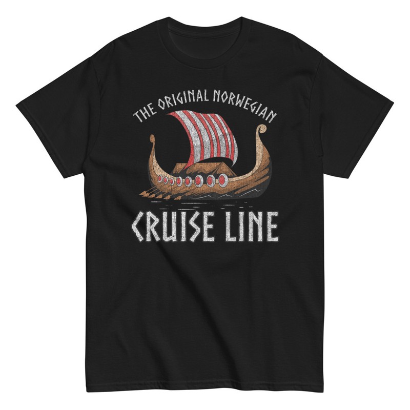 T-shirts: Originale Wikinger Norwegische Kreuzfahrt
