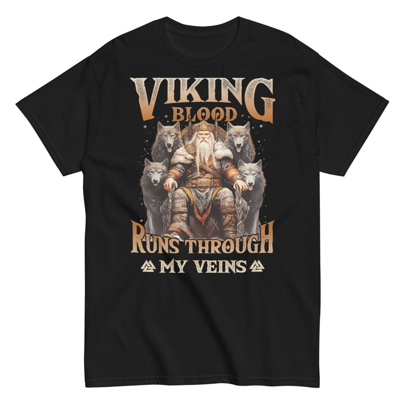 T-shirts: Wikingerblut und Wölfe