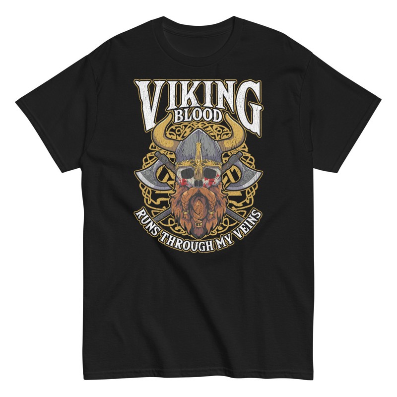 T-shirts: Wikingerblut Fließt Durch Meine Adern