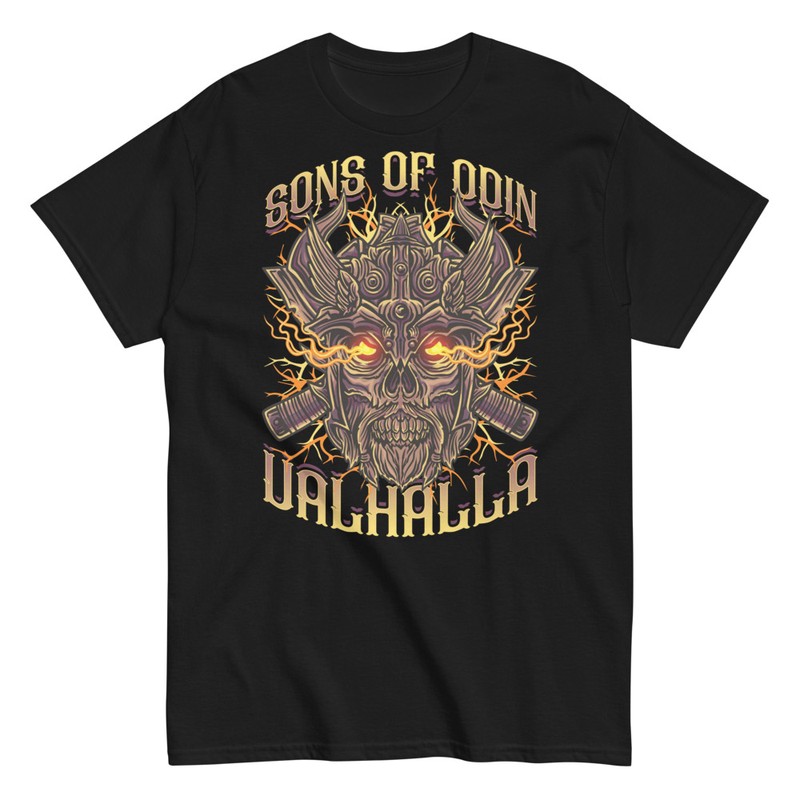 T-shirts: Wikinger Schädel Sons of Odin