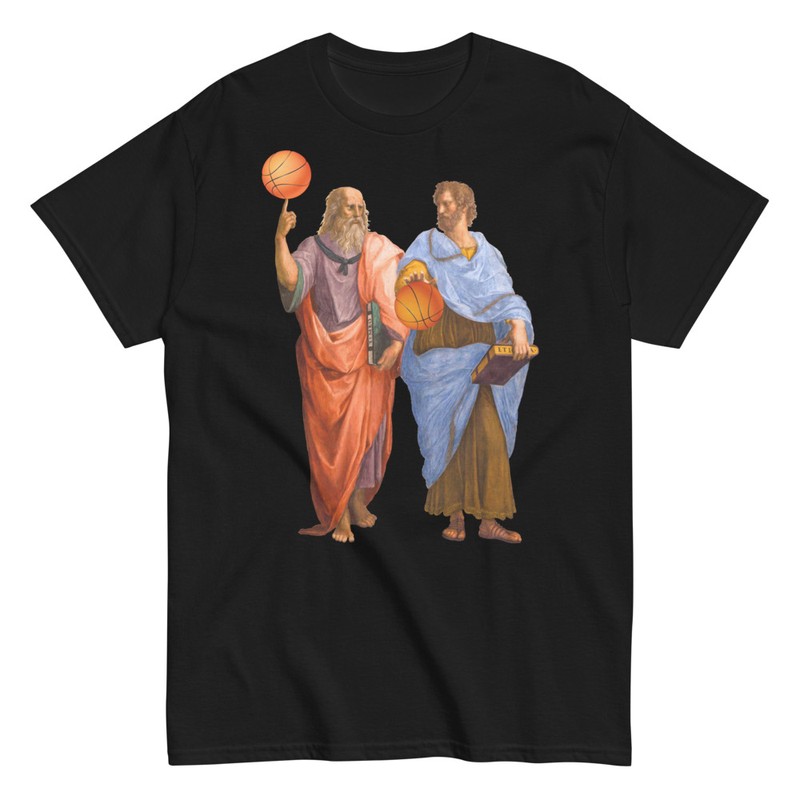 T-shirts: Philosophen mit Bällen