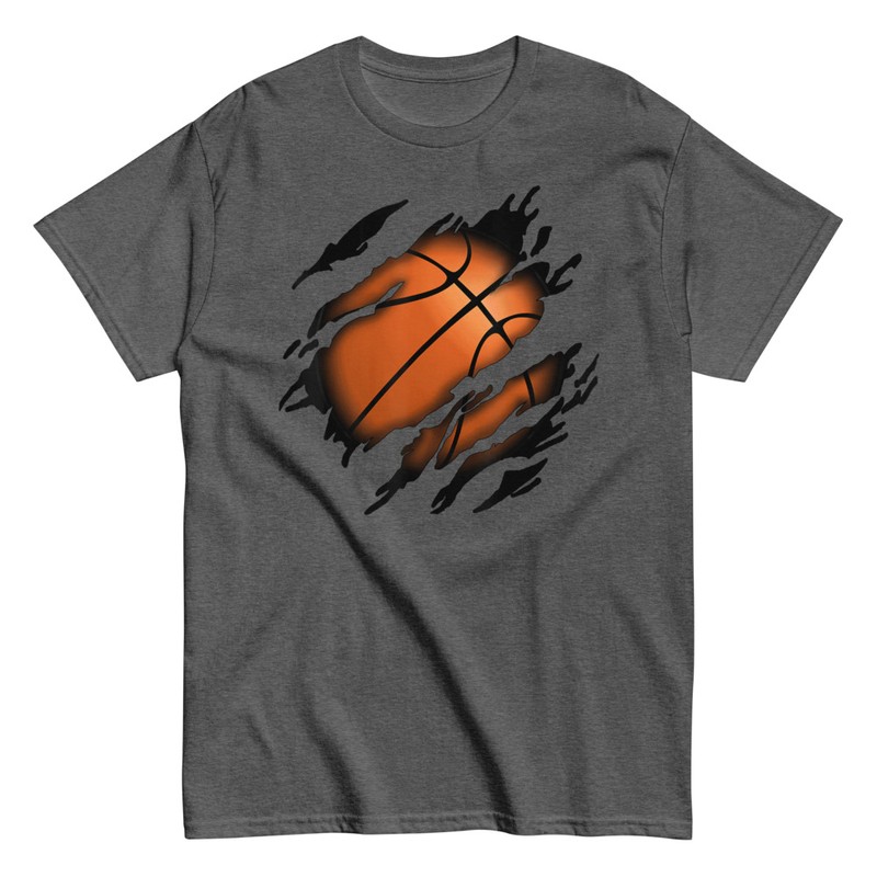 T-shirts: Zerrissener 3D Basketball