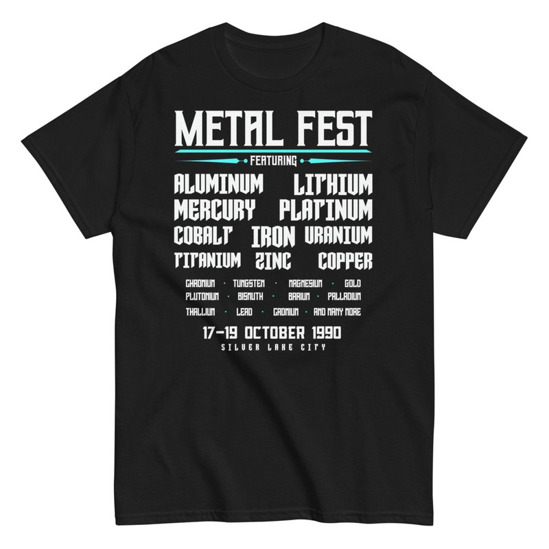 T-shirts: Chemie Metall Konzertposter