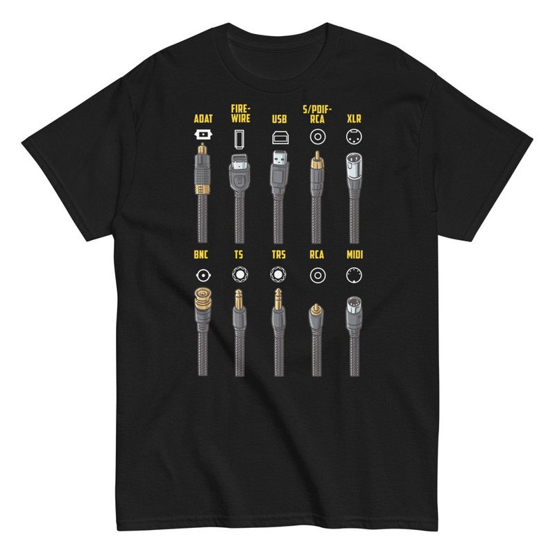 T-shirts: Audiokabel Tontechniker