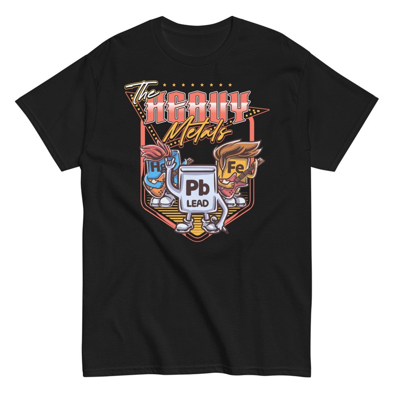 T-shirts: Band The Heavy Metals Chemie