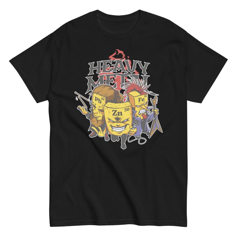 T-shirts: Schwere Metall Rock Elemente