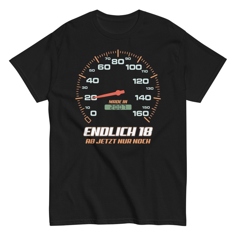 T-shirts: Endlich 18 Geburtstag 18 Jahre Vollgas