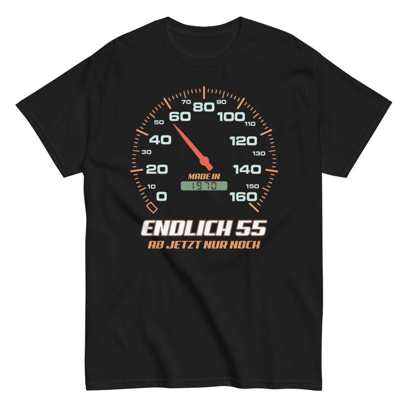T-shirts: Endlich 55 Geburtstag 55 Jahre Vollgas