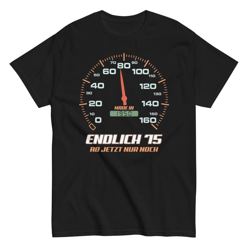 T-shirts: Endlich 75 Geburtstag 75 Jahre Vollgas