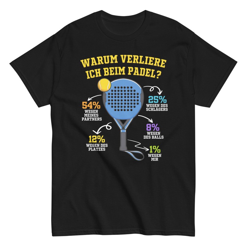 T-shirts: Warum verliere ich beim Padel?