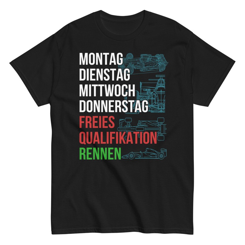 T-shirts: Wochenplan Formel 1 Grand Prix