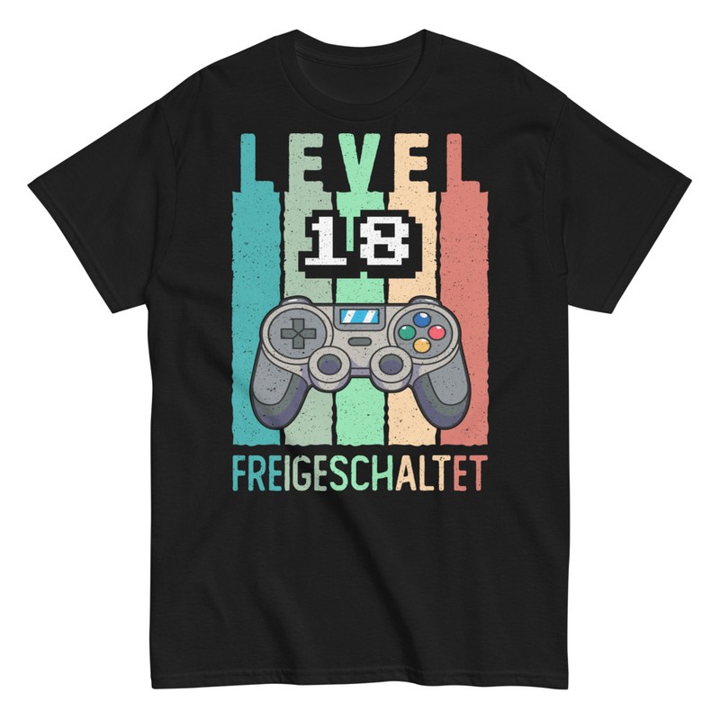 T-shirts: Level 18 Freigeschaltet