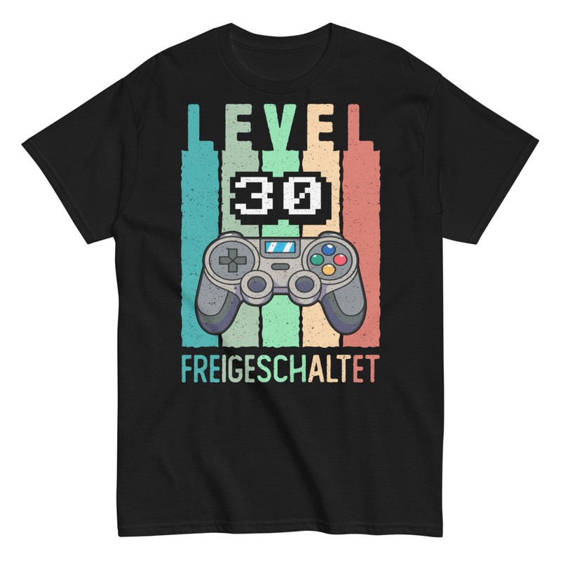 T-shirts: Level 30 Freigeschaltet