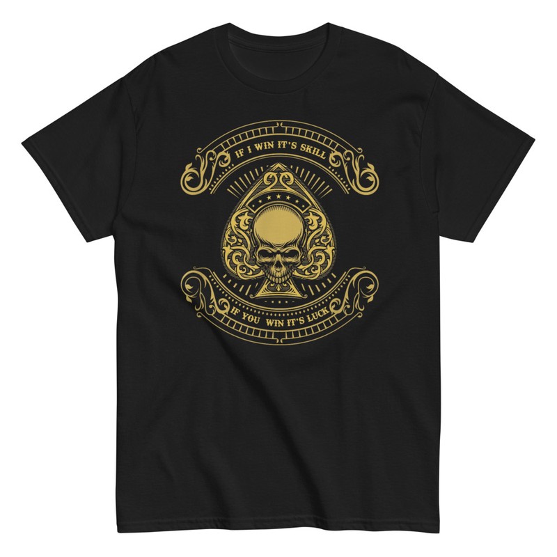 T-shirts: Pik Ass und Tribal Schädel