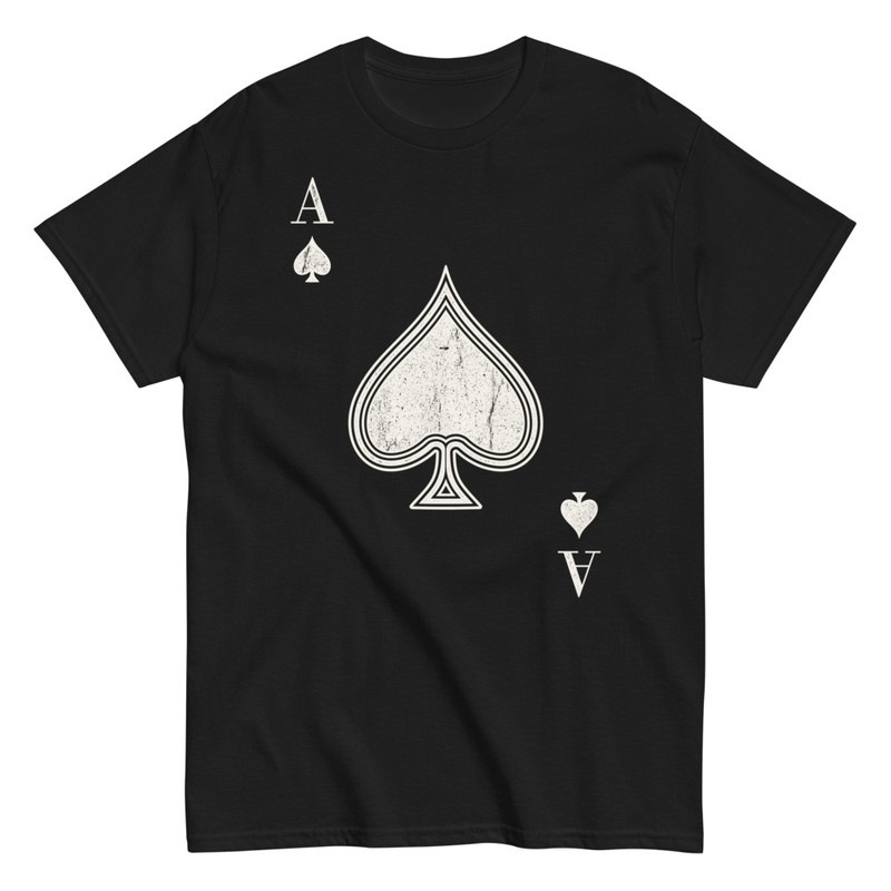 T-shirts: Klassisches Pik-Ass