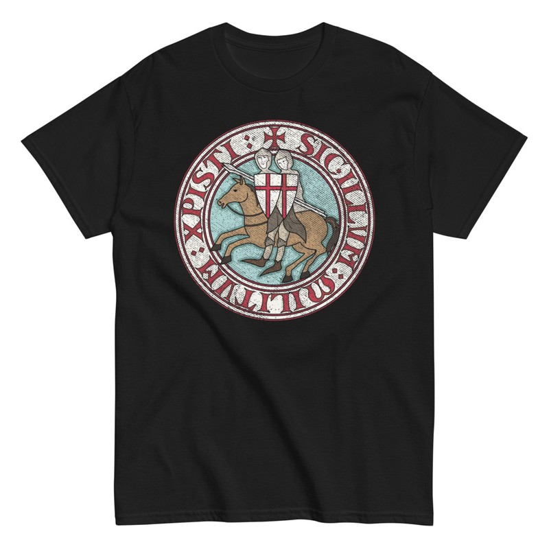 T-shirts: Sigillum Militum Xpisti: Templeremblem